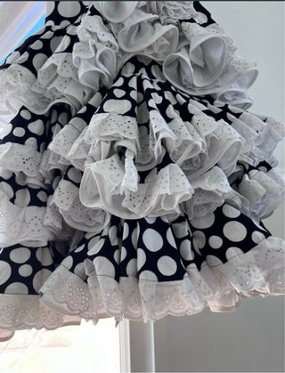 Vestido Flamenco Feria Gitana Lunares