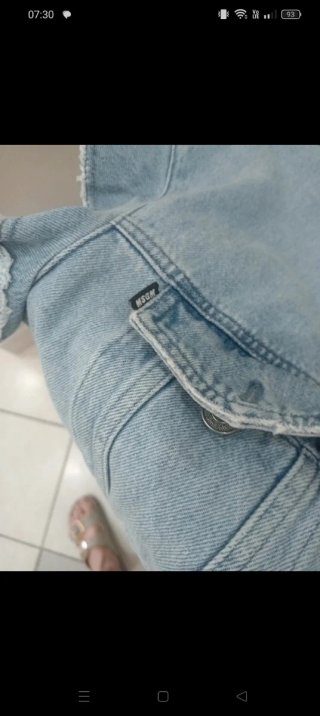 MSGM Smanicato Jeans Azzurro