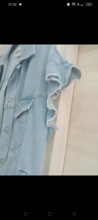 MSGM Smanicato Jeans Azzurro
