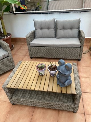 Conjunto Ratán Sintético 4 Plazas