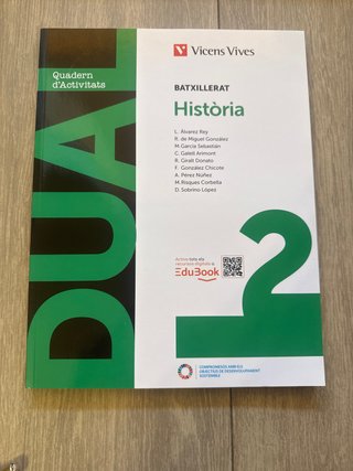 Història, 2 Batxillerat, Dual Quadern d'activitats
