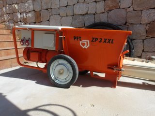 Bomba PFT ZP3 XXL autonivelante y morteros