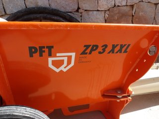 Bomba PFT ZP3 XXL autonivelante y morteros
