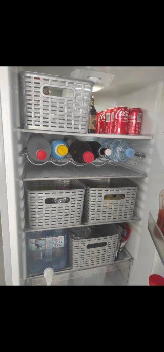 Nevera combi gris