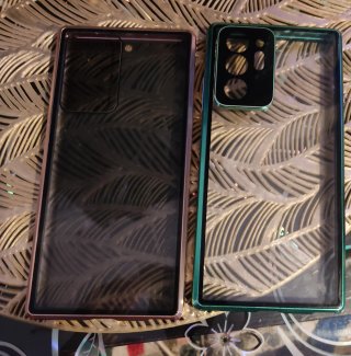 Funda protectora transparente para móvil