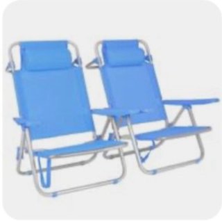 Sillas Plegables Playa Azul 2 x 30€