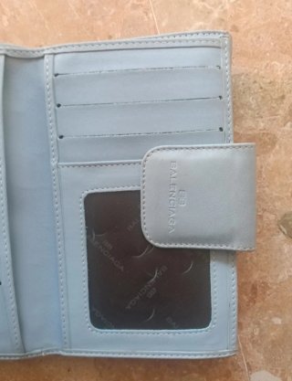 Cartera Balenciaga Beige y Azul