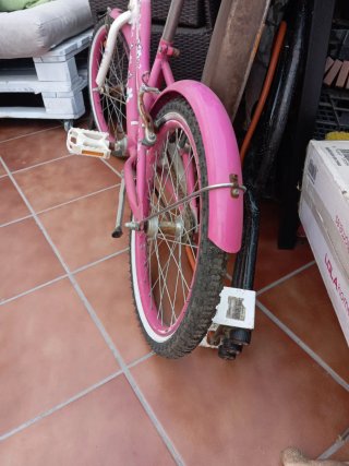 Bicicleta infantil rosa
