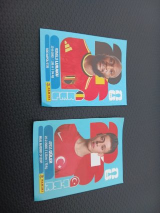 Cromos Panini Mundial 2026 Lukaku y Guler