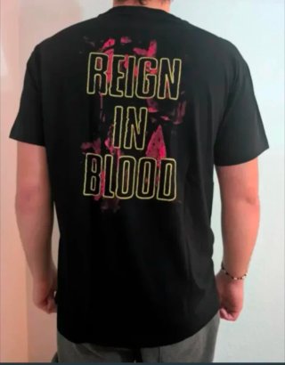 CAMISETA NEGRA - SLAYER - TALLA XL y más...