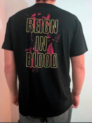 CAMISETA NEGRA - SLAYER - TALLA XL y más...