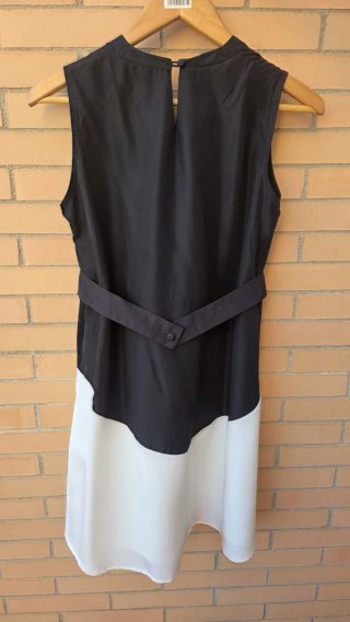 Vestido Kling Negro/Blanco Talla S