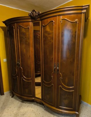 Armario ropero madera nogal