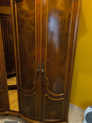 Armario ropero madera nogal