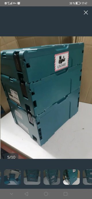 Conjunto de 3 maletines Makita makpac 1,2 y 3