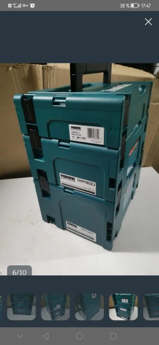 Conjunto de 3 maletines Makita makpac 1,2 y 3