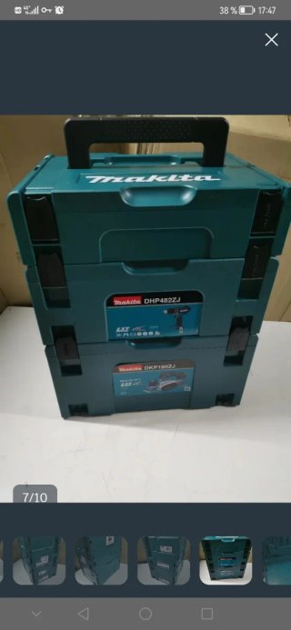 Conjunto de 3 maletines Makita makpac 1,2 y 3