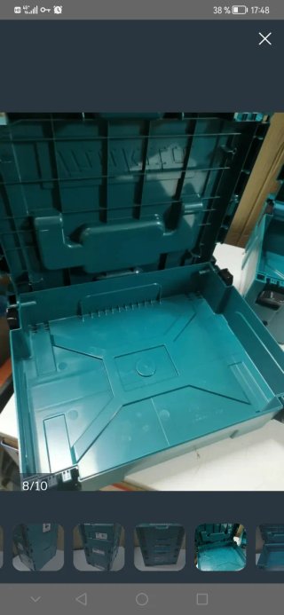 Conjunto de 3 maletines Makita makpac 1,2 y 3