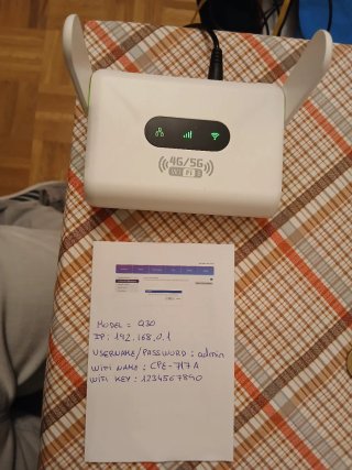 Router 4G SMART CPE LTE Wi-Fi 6