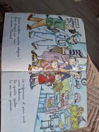 Cuento infantil vintage en catalan