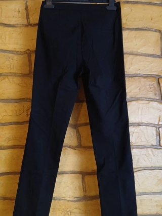 Pantalón Mango Negro Talla 32 Elástico Nuevo
