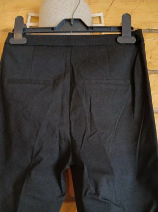 Pantalón Mango Negro Talla 32 Elástico Nuevo