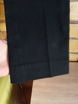 Pantalón Mango Negro Talla 32 Elástico Nuevo