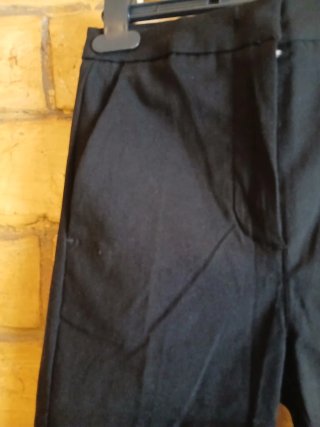 Pantalón Mango Negro Talla 32 Elástico Nuevo