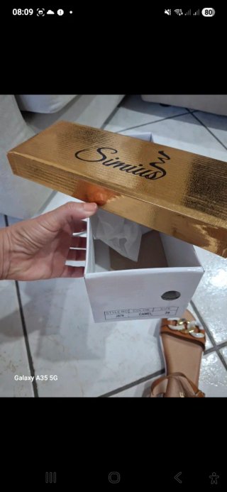 Sandali donna catena oro e cuoio n.39