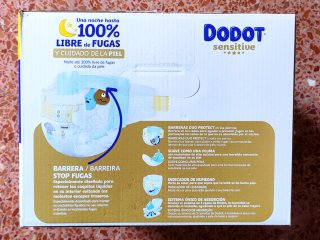 Pañales Dodot Sensitive T4+ 96 uds