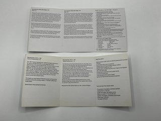 CMC 4 x Certificati Garanzia Libretti Auto