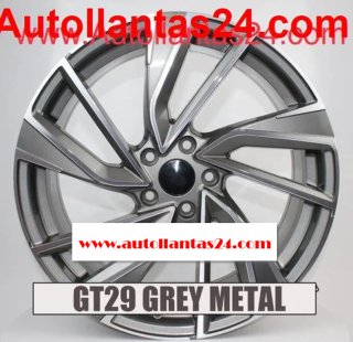 Kit de 4 llantas Volkswagen golf gt29 grey r726448