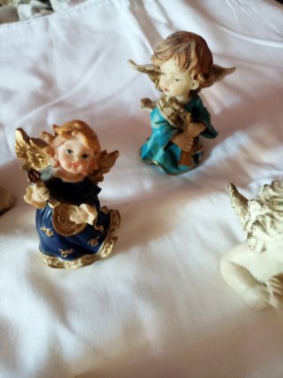 Set 8 Angioletti Decorativi