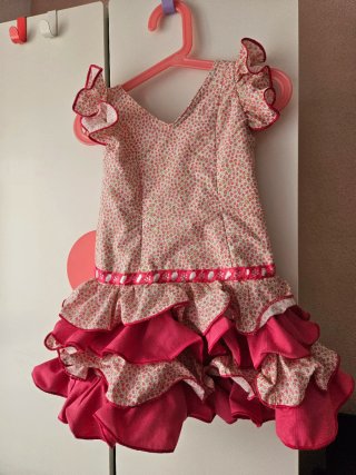 Vestido Flamenca Niña 1-2 Años