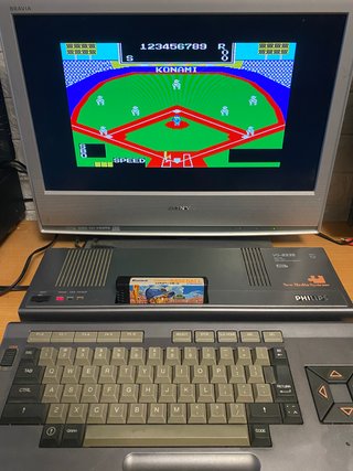 MSX - Konami Baseball (Cartucho Suelto)