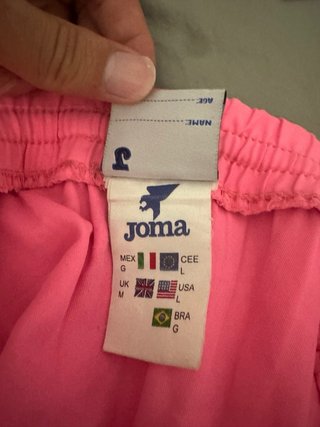 Calzonas Fútbol Sevilla FC Joma Rosa Talla M