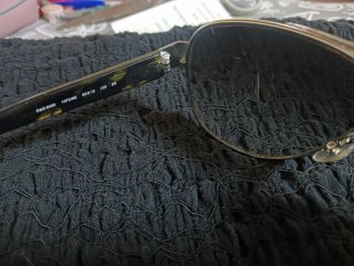 Gafas de sol aviador D&G plata y marrón