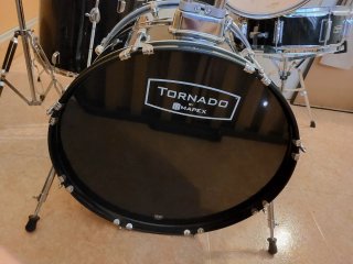 Batería de percusión Tornado completa