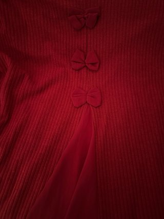 Vestido rojo elegante o casual