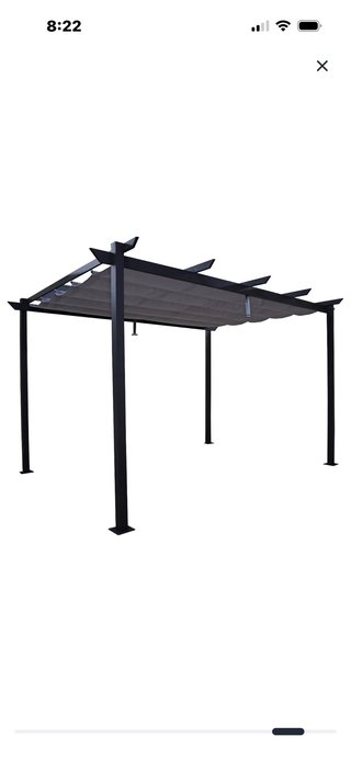 Pérgola de aluminio exterior Naterial Omega