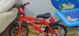 Bicicleta infantil Cars