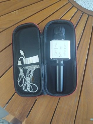 Micrófono Karaoke con Funda y Accesorios