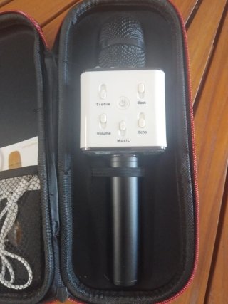 Micrófono Karaoke con Funda y Accesorios
