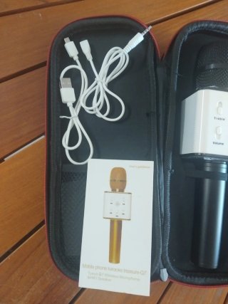 Micrófono Karaoke con Funda y Accesorios