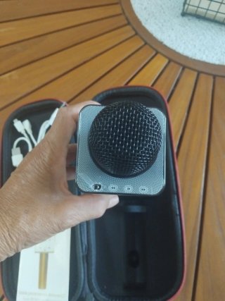 Micrófono Karaoke con Funda y Accesorios