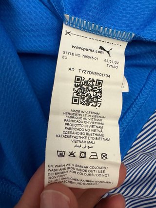 Camiseta Italia Talla S Puma