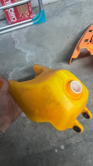 Plásticos Yamaha PW50 Naranja/Amarillo