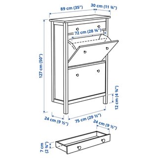 Zapatero Blanco Ikea Hemnes