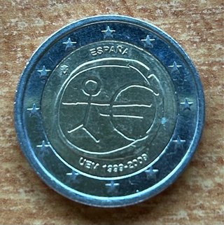 Moneda 2€ España 2009 UEM Conmemorativa