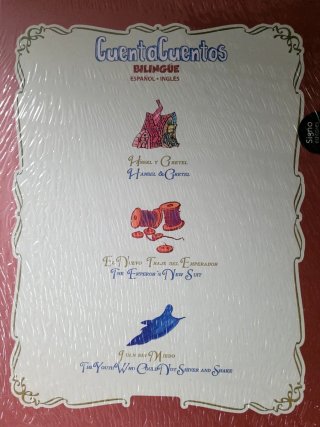 Cuentos en inglés y español 3 cuentos cada libro